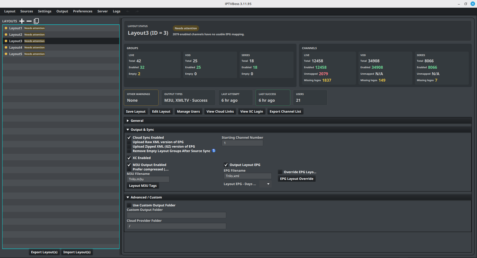 The 3.11.95 Layout Manager